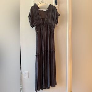 Grey Kimono Coverup 